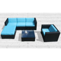Sofá de muebles de exterior con certificado SGS (8201-blue)